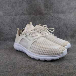 Champion Shoes Womens 10 Athletic Trainers Running Cushion Fit Lightweight White